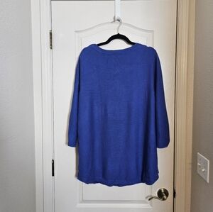 Talbots  Vibrant Blue Crewneck Sweater Sz 2X